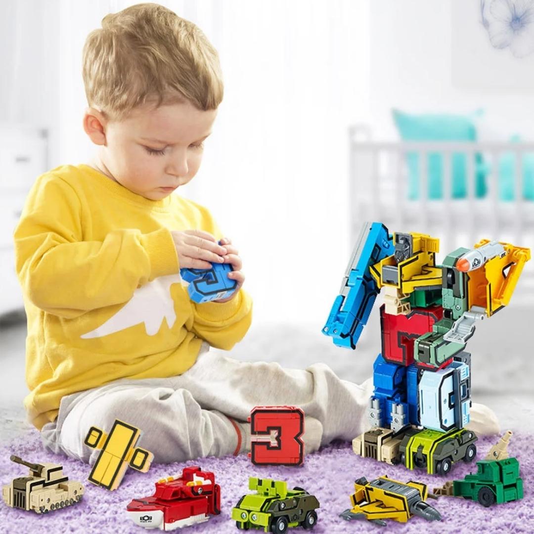 Bonecos Transformers Brinquedo, ação e transformação em uma só figura, disponível na loja LiwTeck.