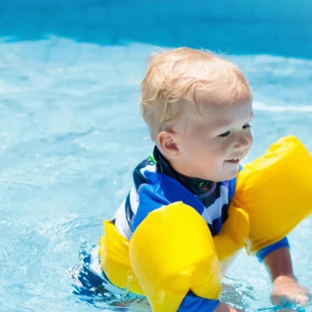 Colete bóia para bebê, oferecendo máxima segurança e conforto na água. Perfeito para bebês a partir de 6 meses.