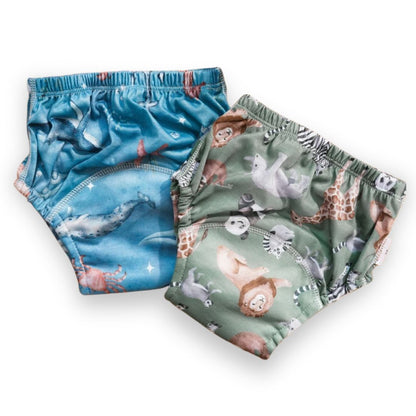 Cueca de treinamento para desfralde. Perfeita para meninos em fase de desfralde, com design confortável e seguro para o dia a dia.