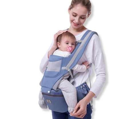 Sling de pano para carregar bebê, proporcionando conforto e segurança em qualquer situação. Feito com tecido macio e resistente para o bem-estar do seu bebê.